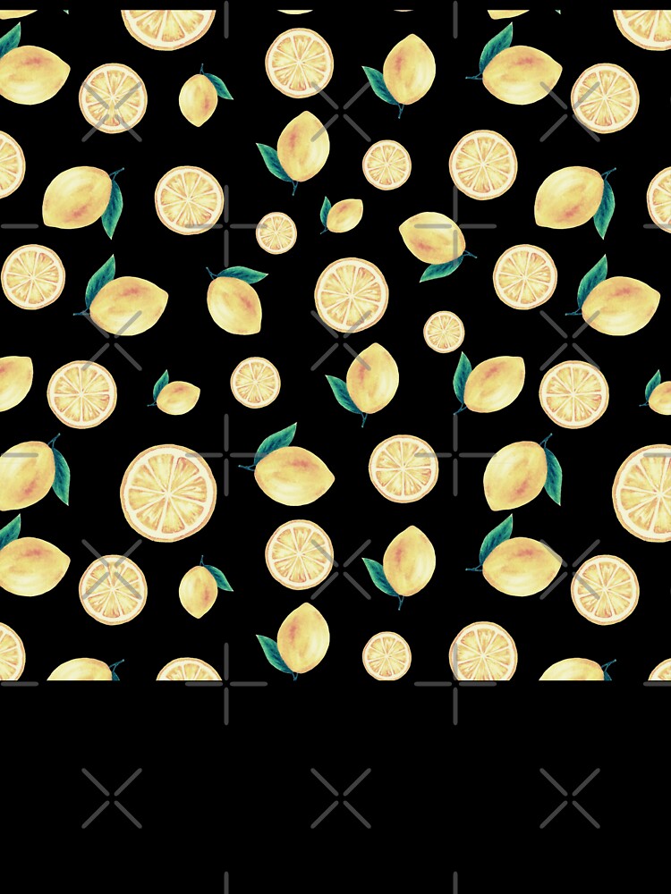 Vintage Lemon All Over Print Pattern by Designs24U