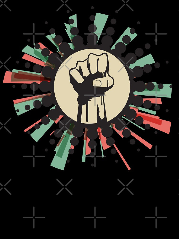 RETRO Fist Power ☻ Black Lives Matter Untamed Charismatic Captivating Empowering  ✔ by Naumovski