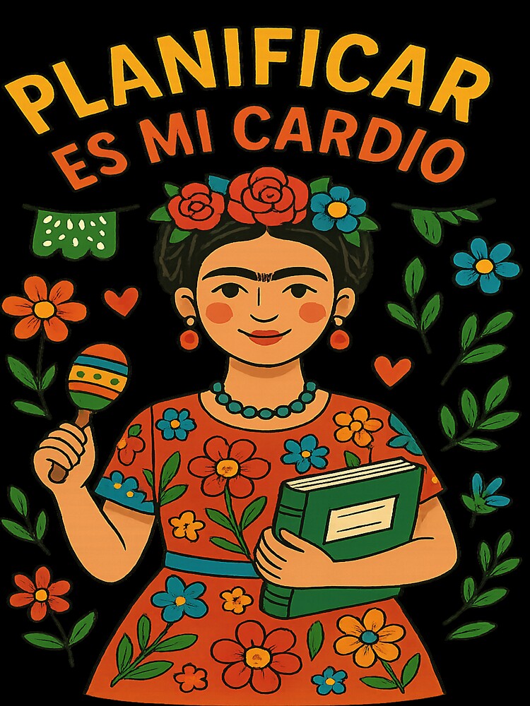 Planificar Es Mi Cardio | Frida-Inspired Bilingual Teacher Design by Mi Clase Divertida