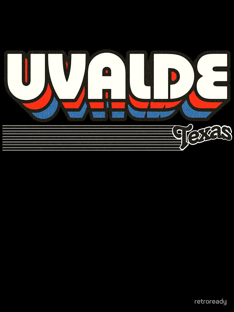 Uvalde, Texas | Retro Stripes by retroready