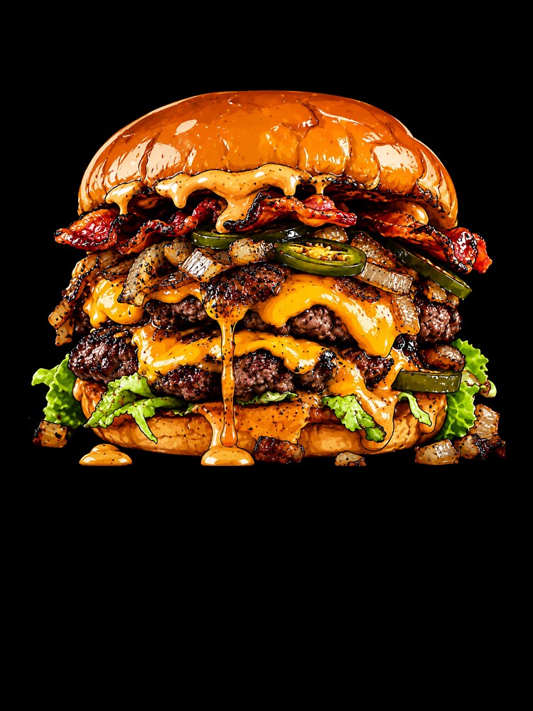 Bacon Cheeseburger by TsuruOhei