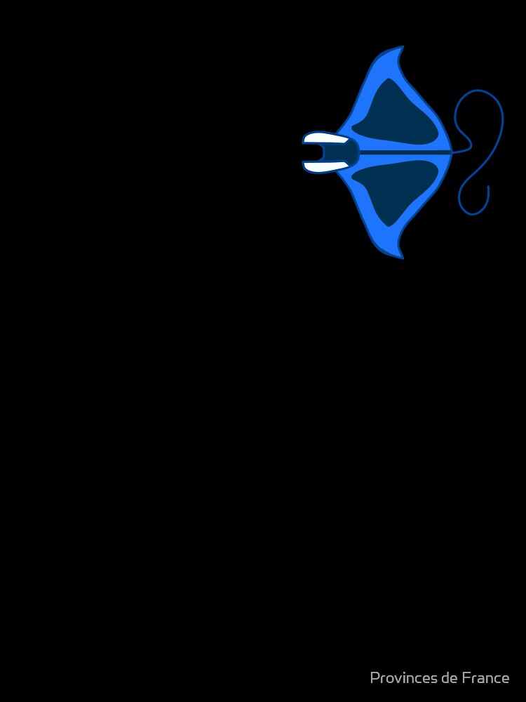 Manta Blue Linear Stylized by Provinces de France