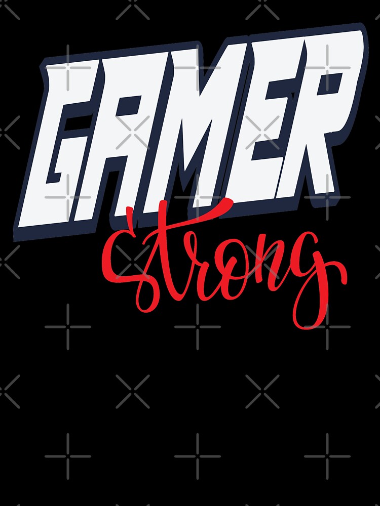 Gamer Strong Video Gaming Words Gamers Use.  I Love Playing Esports! by WordsGamersUse