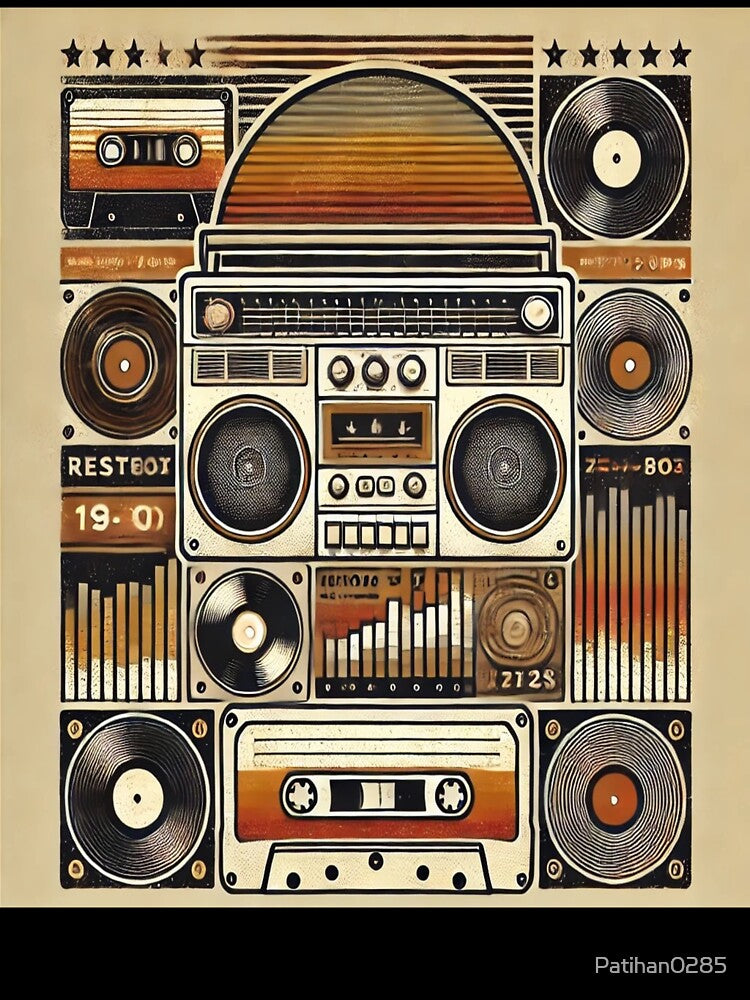Vintage Retro Vibes - 70s & 80s Aesthetic T-Shirt Design - Model 2 by NeonBot_Shop