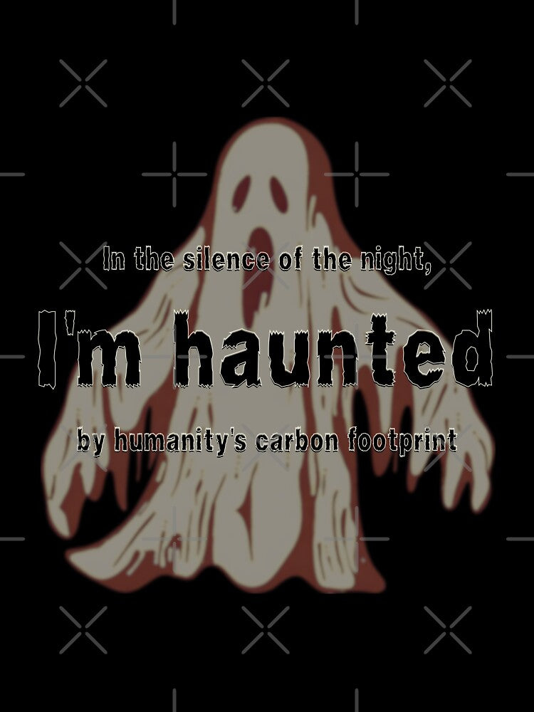 Green living sustainable lifestyle haunted funny design - light edition by theconfusedangler