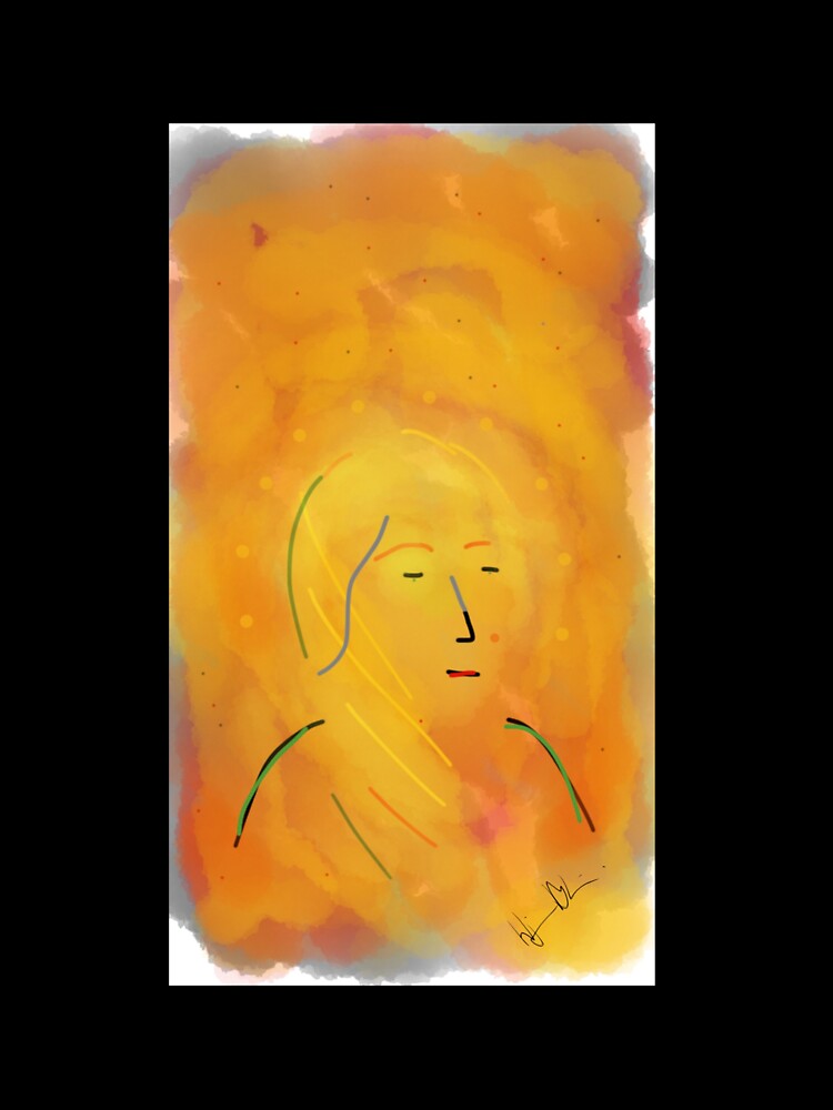 Girl - Soft Painting 013 by Hjortur
