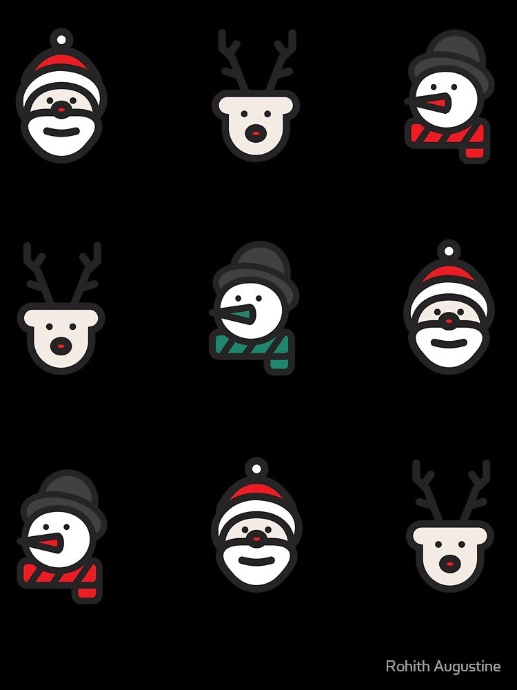 Christmas Clipart - Festive Apparel and Accessories by Rohith Augustine