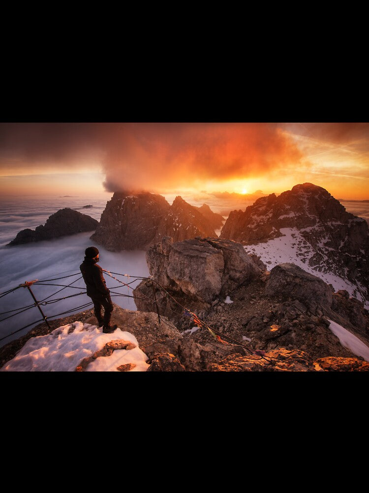 Sunrise in the Alps by Michele Brusini