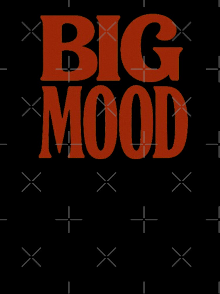 Big Mood Retro Slang Typography Art Print by H2Vibes