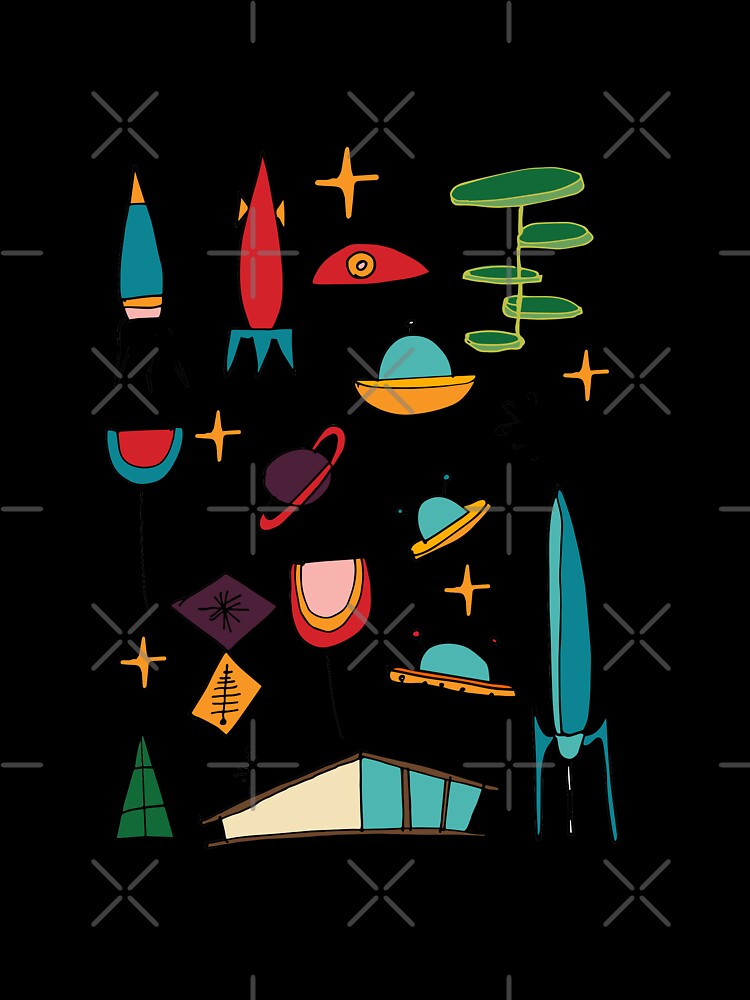 Space Age Teal #spaceage by susycosta