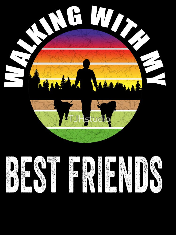 Walking my best friends by TJHstudio
