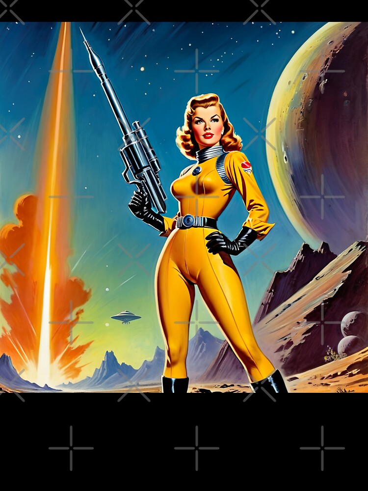 1950's Female Space Cadet | Retro Artwork by OrganicLights