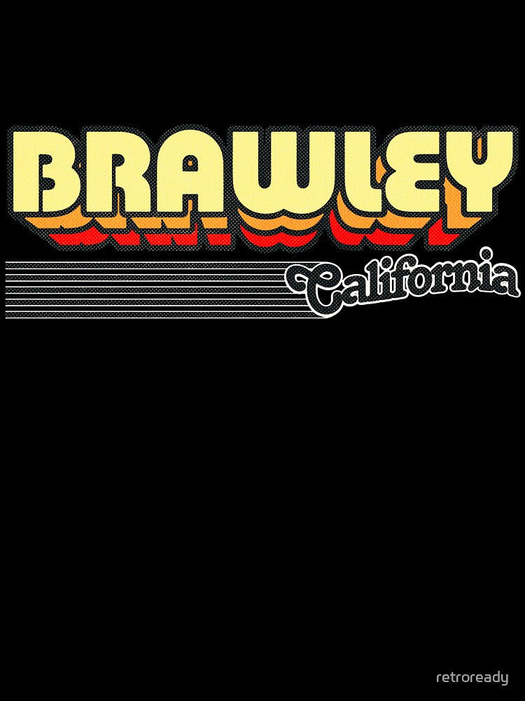 Brawley, California | Retro Stripes by retroready