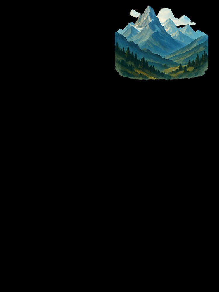 Mountain Landscape – Scenic Nature Art for Outdoor Lovers by CreativeThoughts