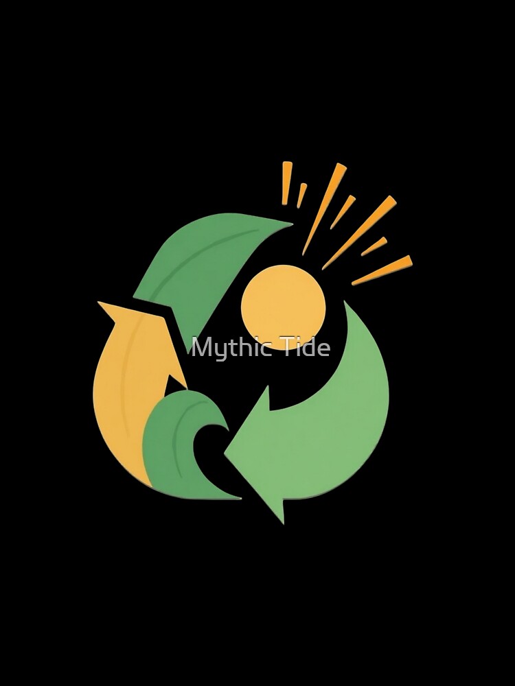 Recycle Shirt – Eco Friendly Sustainability Tee by Mythic Tide