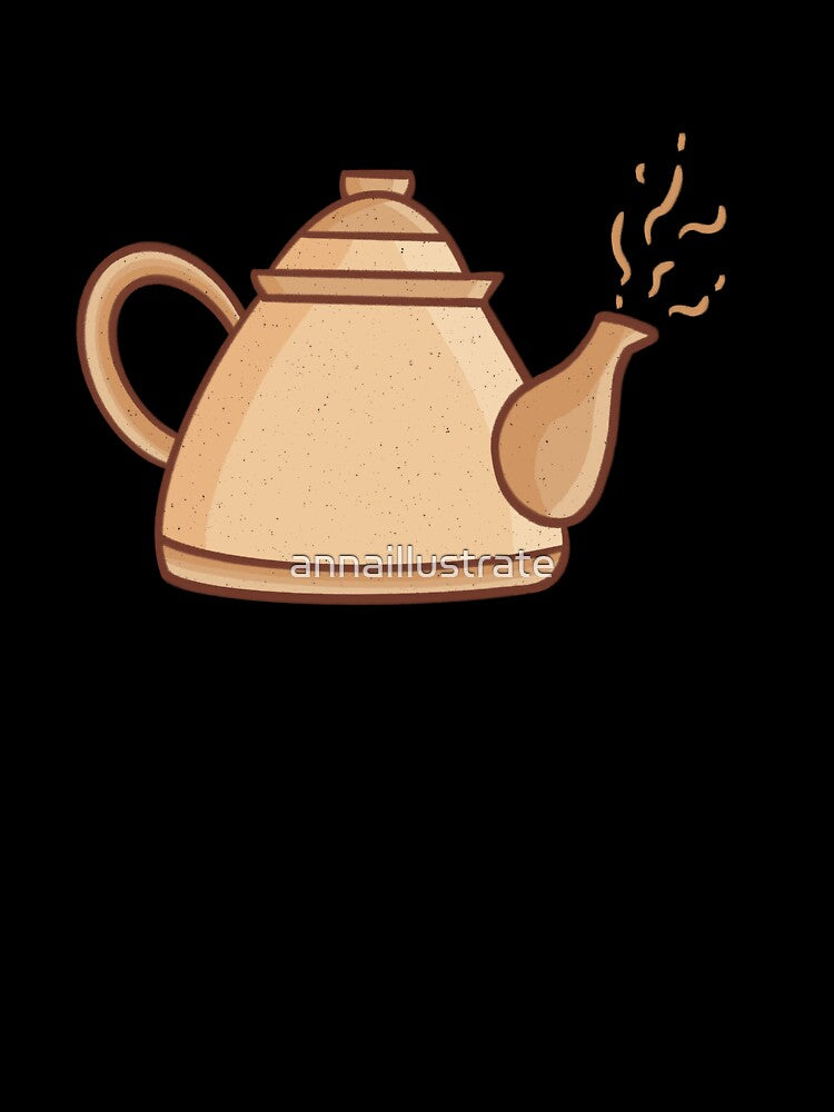 Sparkling Tea Pot by annaillustrate