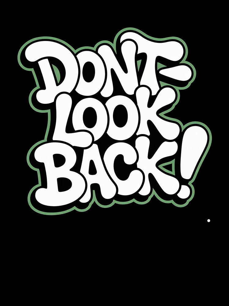 Don't Look Back Bold Bubble Font Typography by Felvixbd