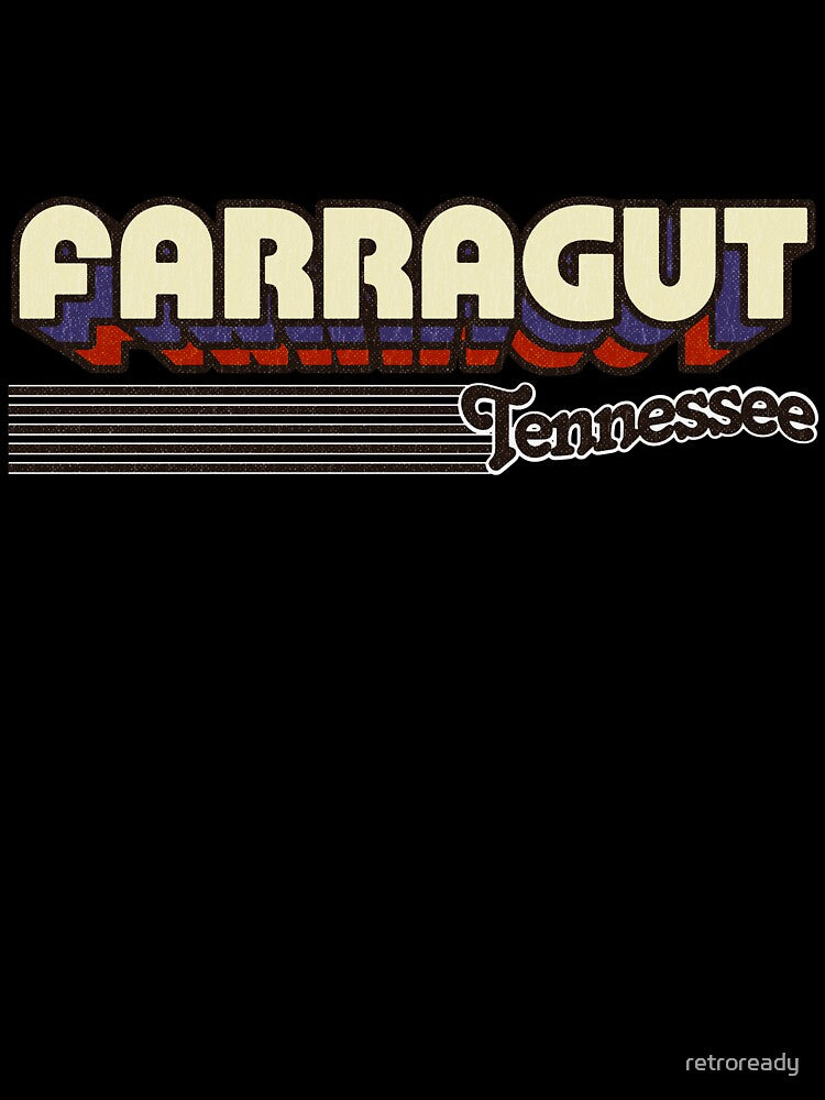 Farragut, Tennessee | Retro Stripes by retroready