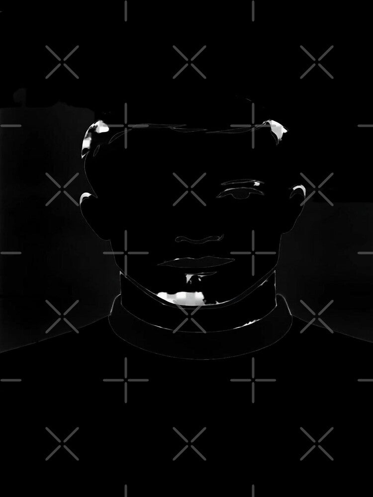 Half-Faced Minimalist Portrait by Sushikidsntod