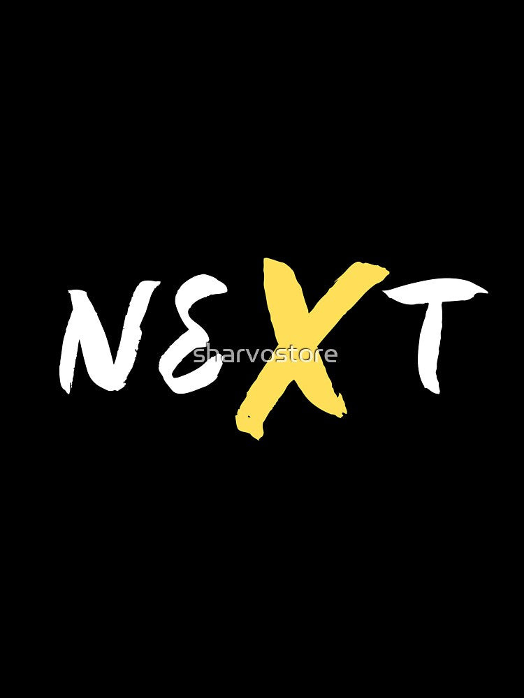 NEXT Bold Minimal Typography Design by sharvostore