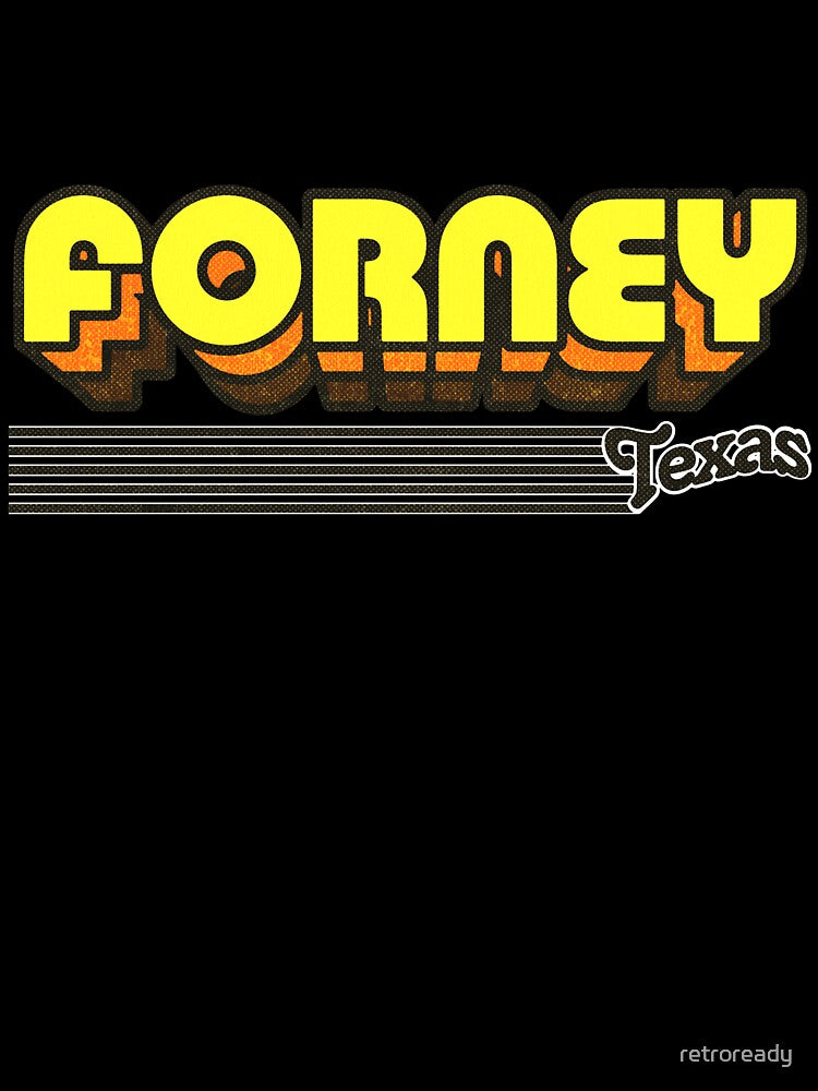 Forney, Texas | Retro Stripes by retroready