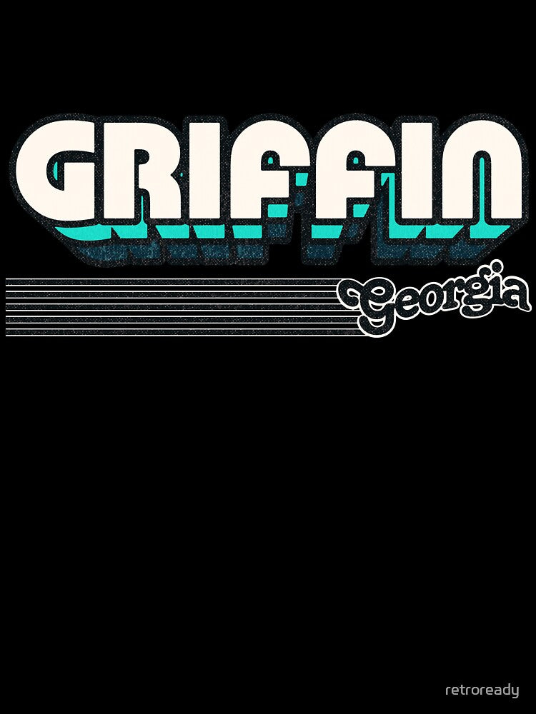 Griffin, Georgia | Retro Stripes by retroready