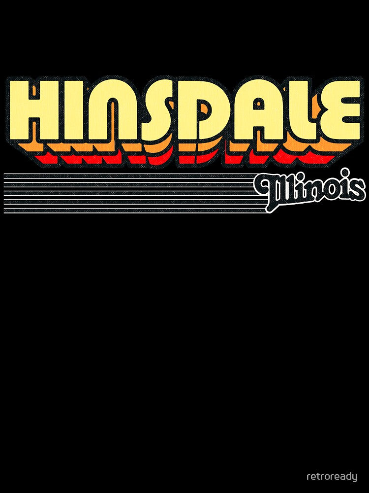 Hinsdale, Illinois | Retro Stripes by retroready