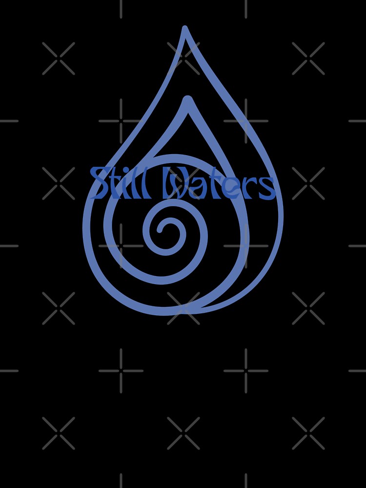 Still Waters Peace Yoga Teardrop Spiral by B-Smith-Apparel