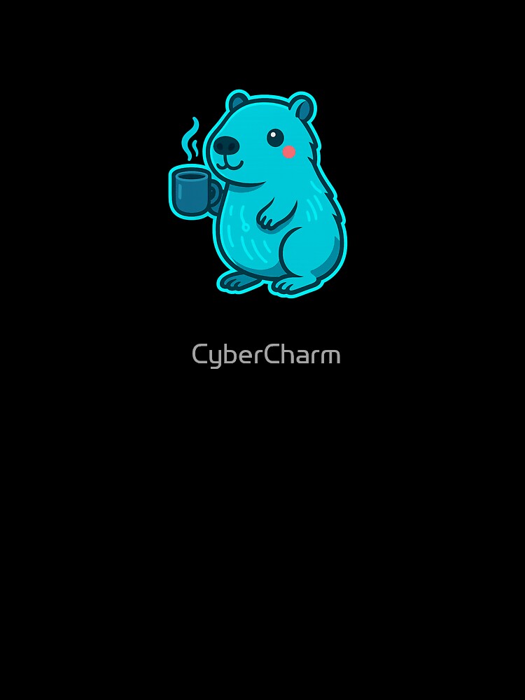 Coffee Capybara – Cute Cozy Morning Vibes by CyberCharm