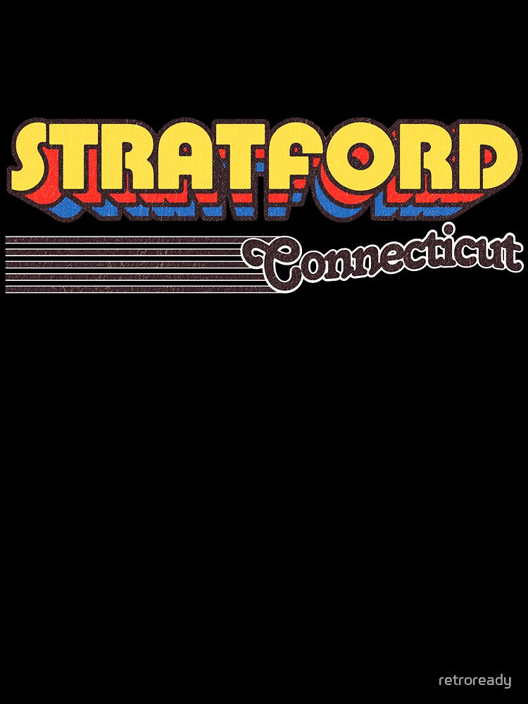 Stratford, Connecticut | Retro Stripes by retroready
