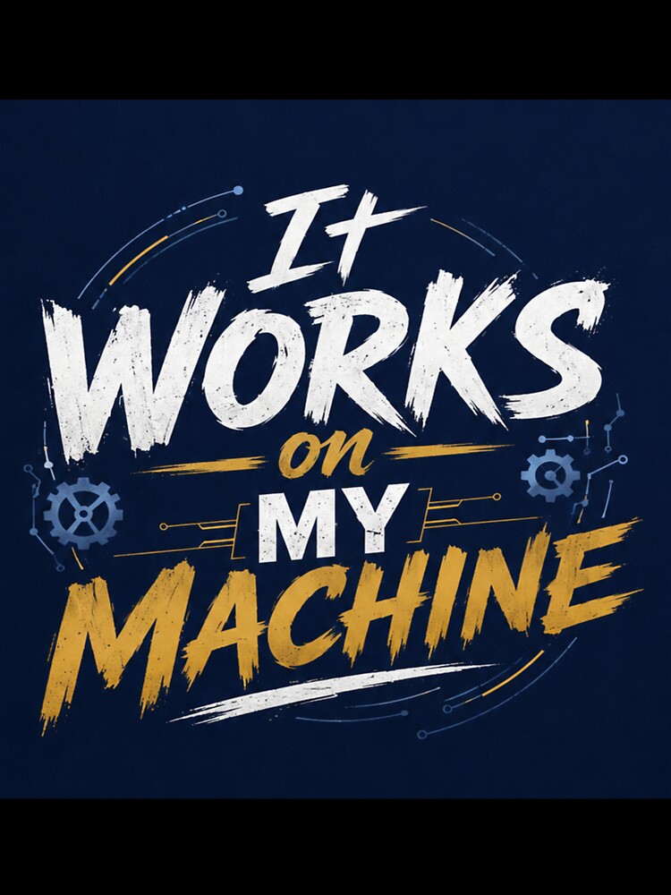 It Works On My Machine Funny Programmer Gift for Developers by ASWIN STUDIO