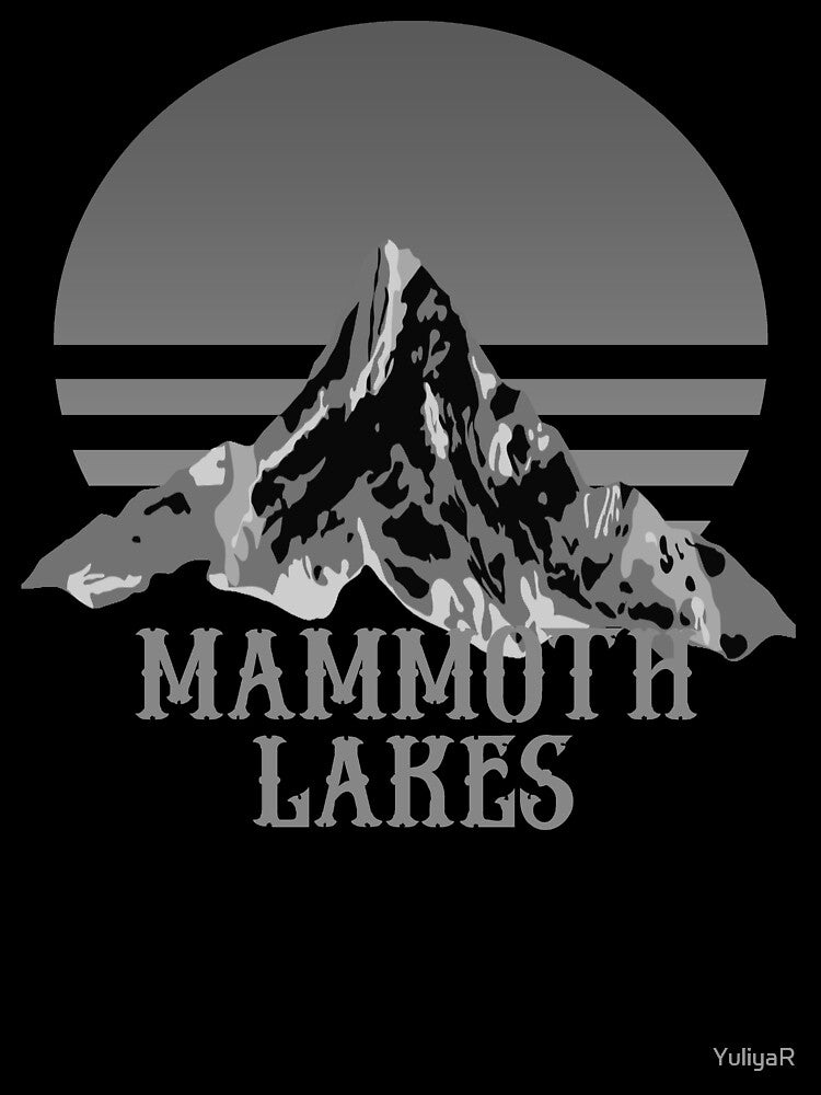 Vintage Mammoth Lakes Retro Distressed Mountains Gift by YuliyaR