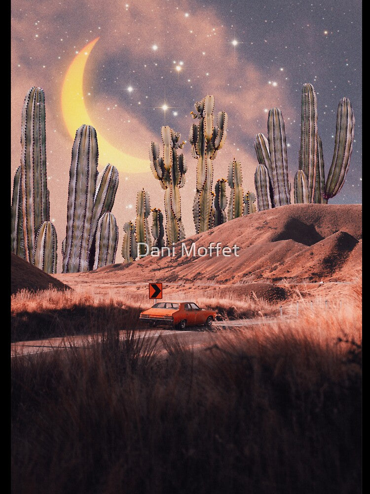 Cactus Moon Road Trip by Dani Moffet