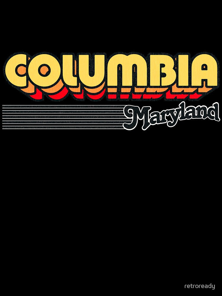 Columbia, Maryland | Retro Stripes by retroready