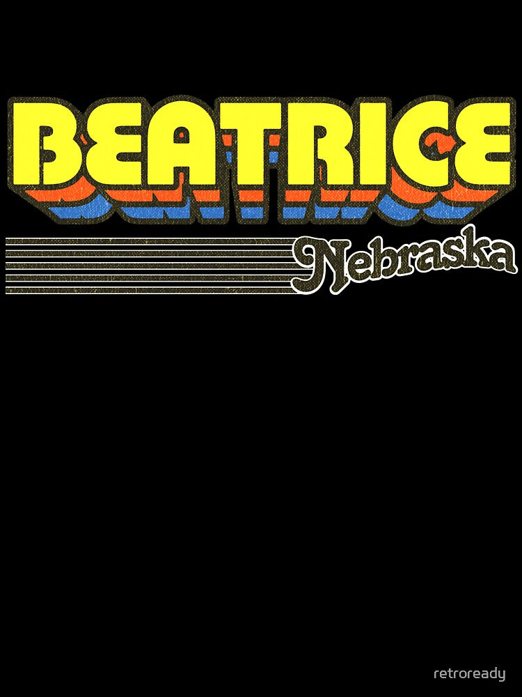 Beatrice, Nebraska | Retro Stripes by retroready