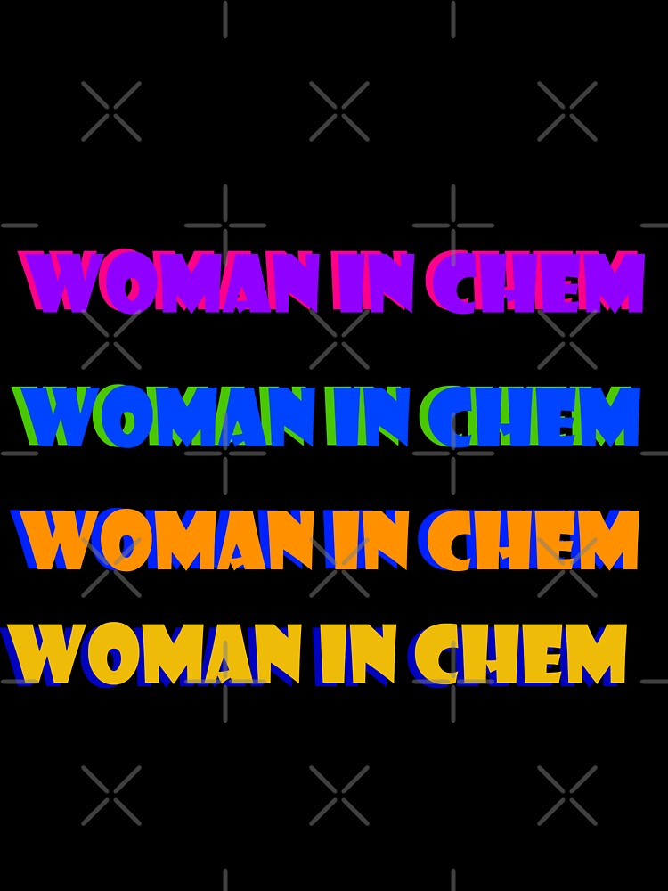 Woman in Chem Word Art by artbiome