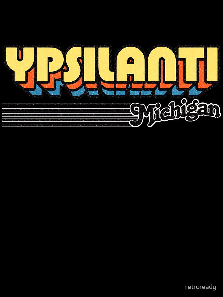 Ypsilanti, Michigan | Retro Stripes by retroready