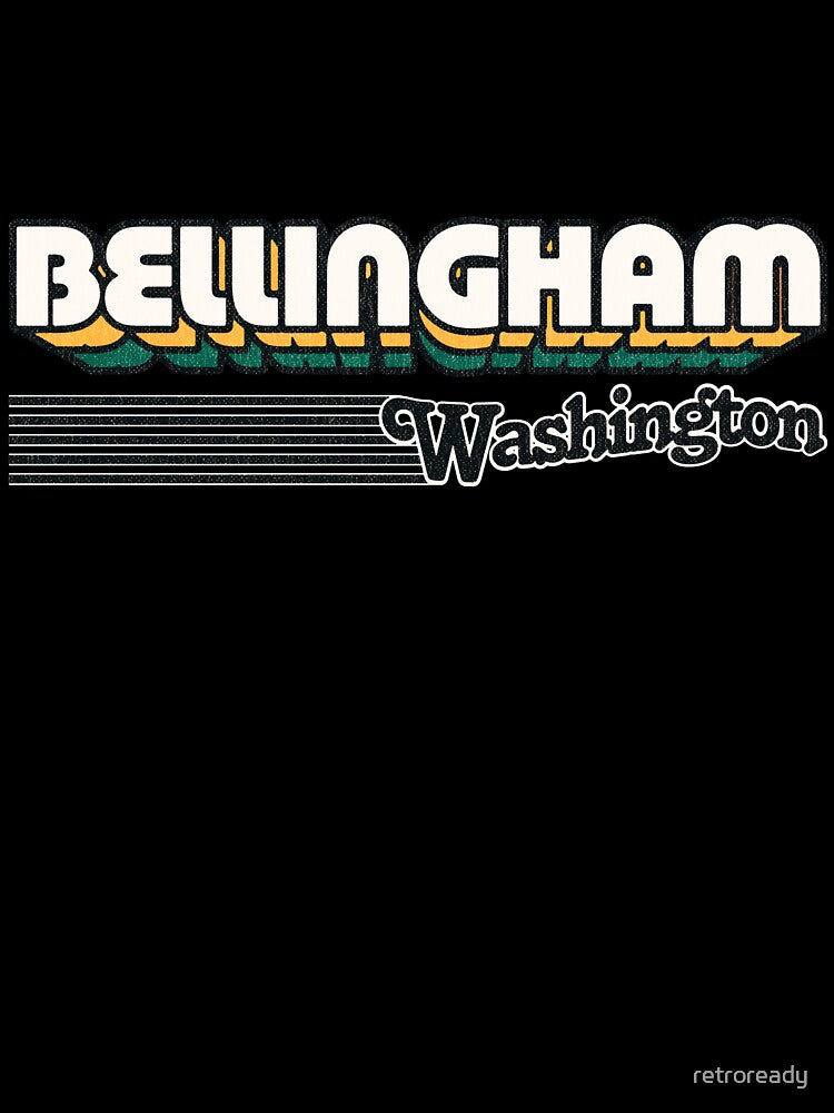 Bellingham, Washington | Retro Stripes by retroready