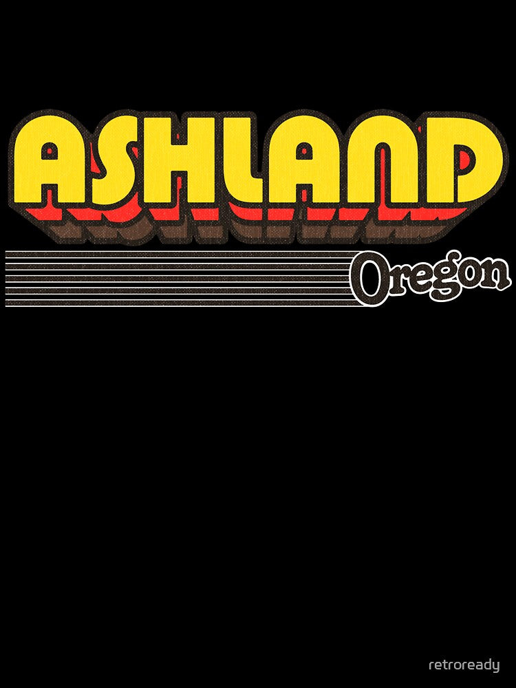 Ashland, Oregon | Retro Stripes by retroready