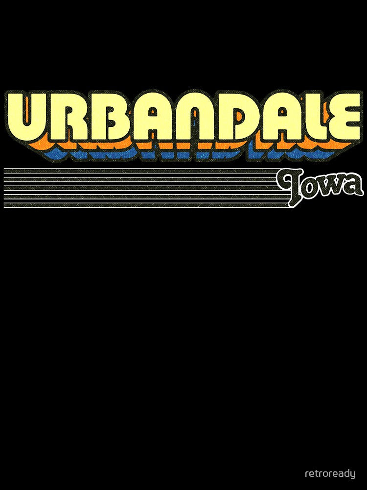 Urbandale, Iowa | Retro Stripes by retroready