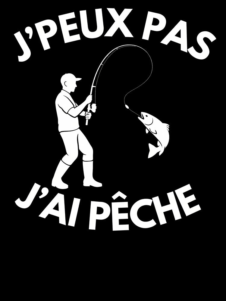 Gone Fishing – Realistic Fisherman Silhouette – Fishing Passion by OTSC