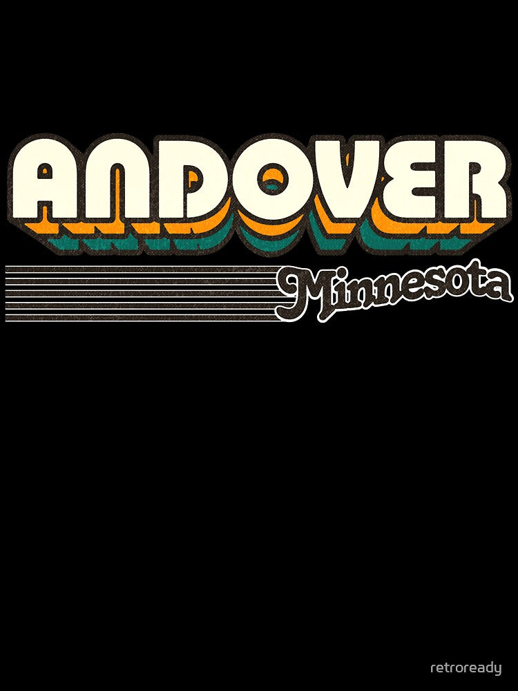 Andover, Minnesota | Retro Stripes by retroready