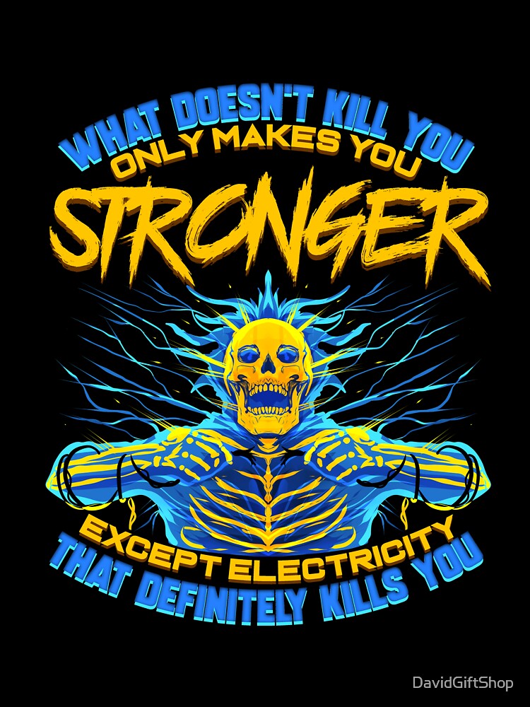 Funny Electrician Electrical Engineer Electricity by DavidGiftShop