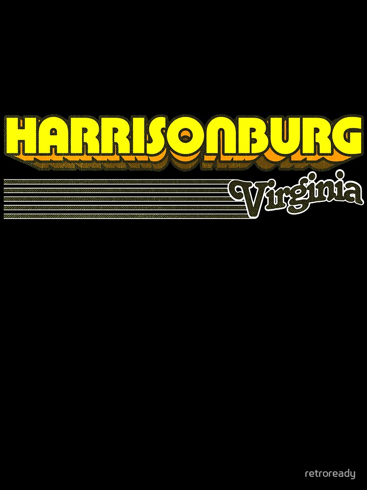 Harrisonburg, Virginia | Retro Stripes by retroready