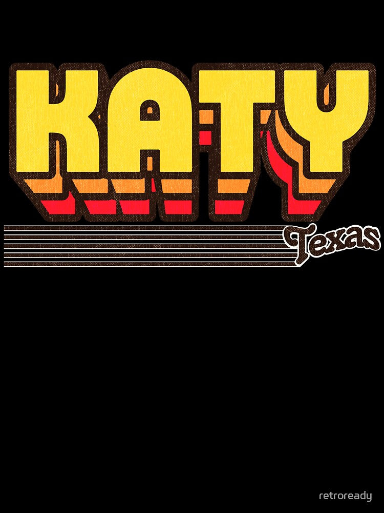 Katy, Texas | Retro Stripes by retroready