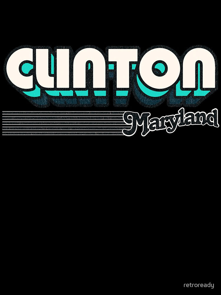 Clinton, Maryland | Retro Stripes by retroready