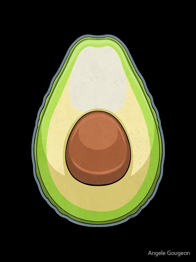 Avocado Pattern by Angele Gougeon