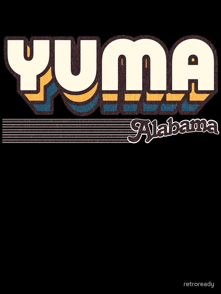 Yuma, Alabama | Retro Stripes by retroready