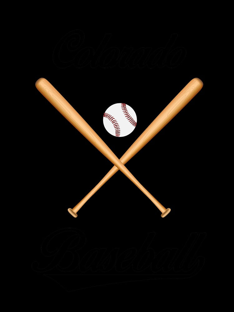 Colorado Baseball T-Shirt for Men and Women by AllStarMerch