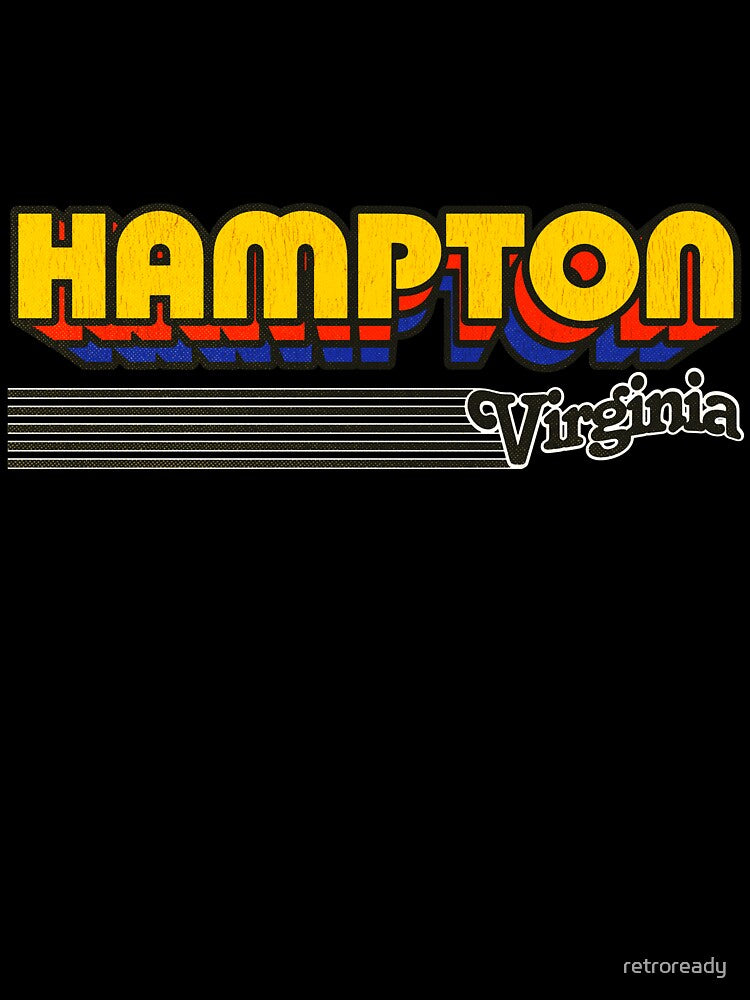 Hampton, Virginia | Retro Stripes by retroready